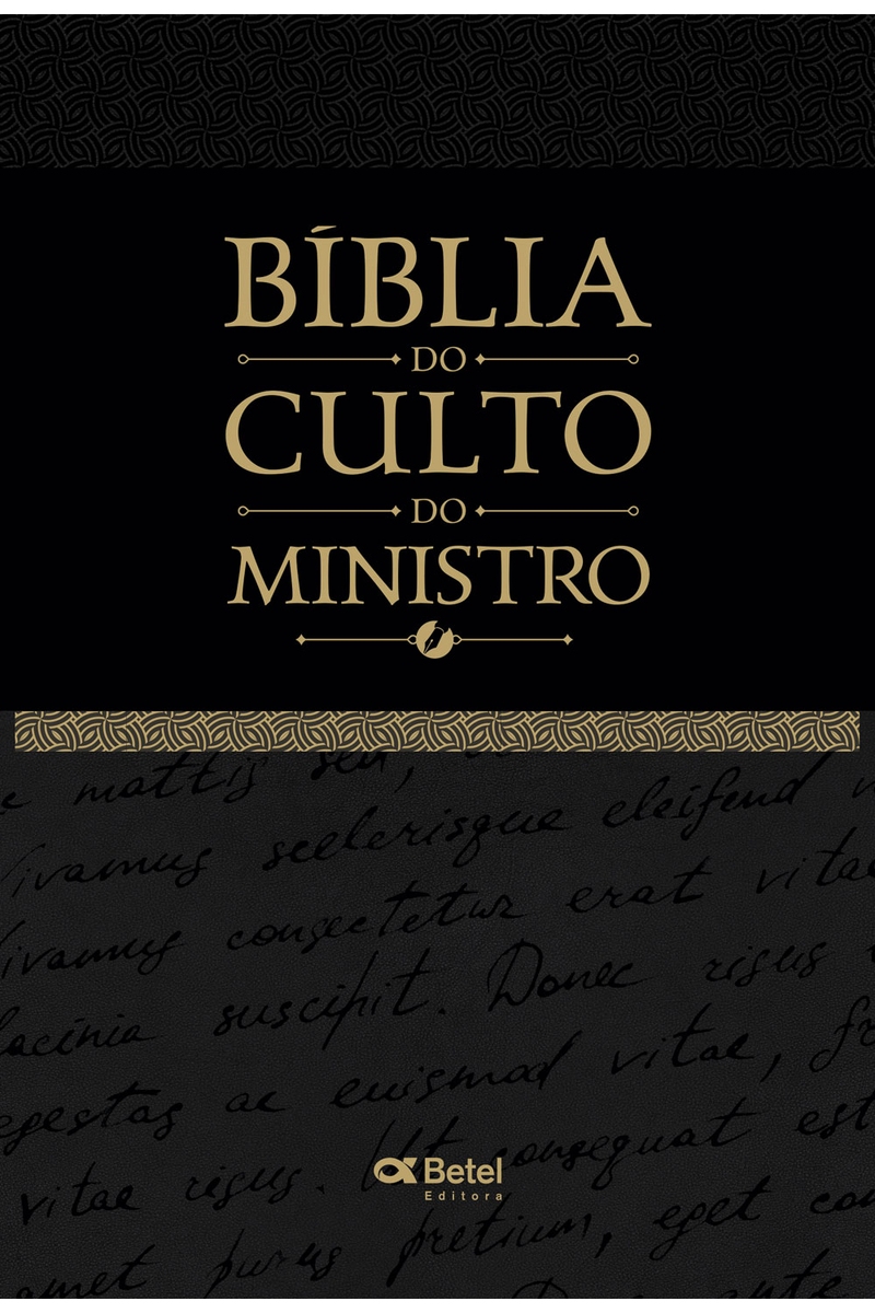 Bíblia do Ministro | Bíblia do Culto | Preta | Com Harpa | Corinhos | Cerimônias e Liturgias
