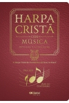 HARPA CRISTA COM MUSICA LUXO MARROM