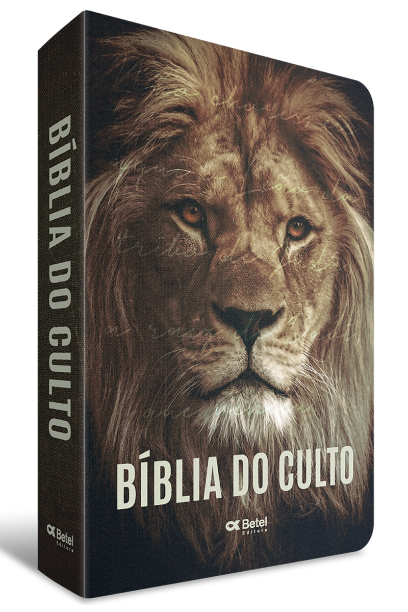 BIBLIA DO CULTO GIGANTE | LEÃO | COM HARPA E CORINHOS