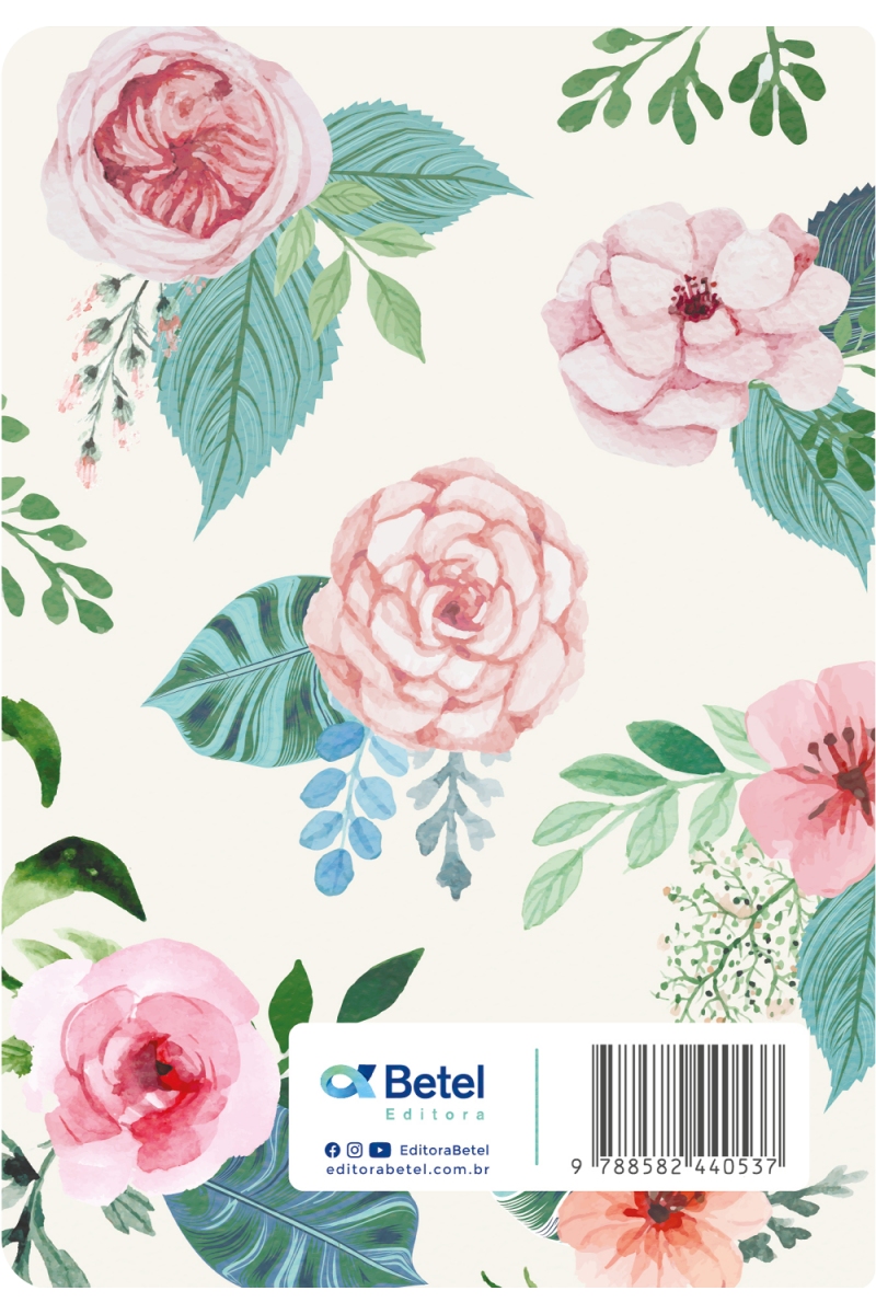 Bíblia do Culto Média - Capa Jovem - Floral