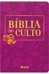 Bíblia do Culto Média - Capa Jovem - Floral Púrpura