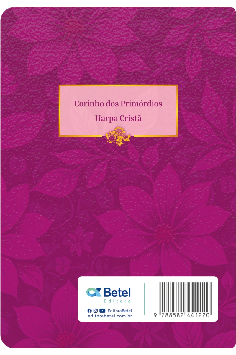Bíblia do Culto Média - Capa Jovem - Floral Púrpura