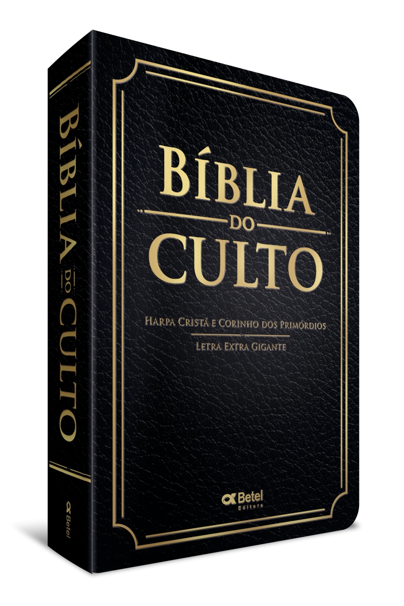 Bíblia do Culto Tradicional Preta - Letra Extra Gigante
