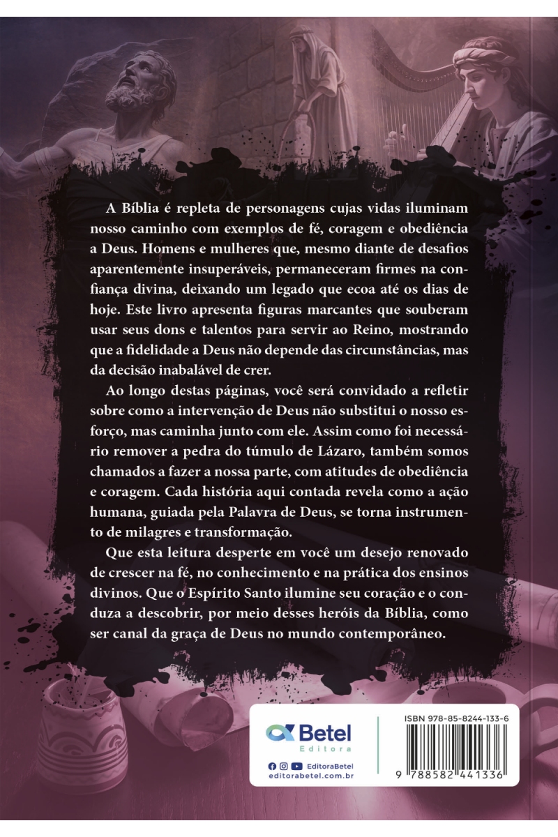 LIVRO - PERSONAGENS BIBLICOS VIRTUOSOS E MARCANTES