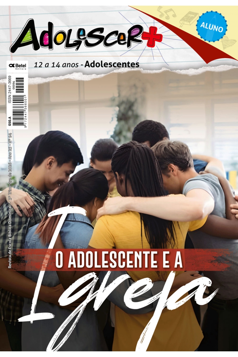 REVISTA ADOLESCER+ ADOLESCENTES ALUNO 12 A 14 ANOS 3º TRI 26