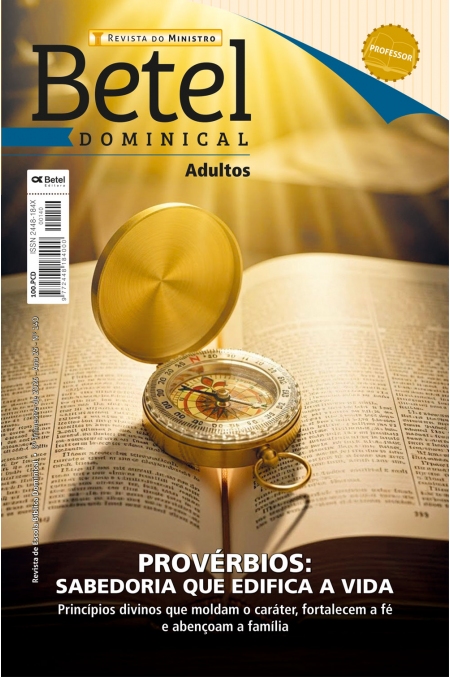 REVISTA BETEL DOMINICAL  CAPA DURA TRADICIONAL PROFESSOR 3° TRI 26