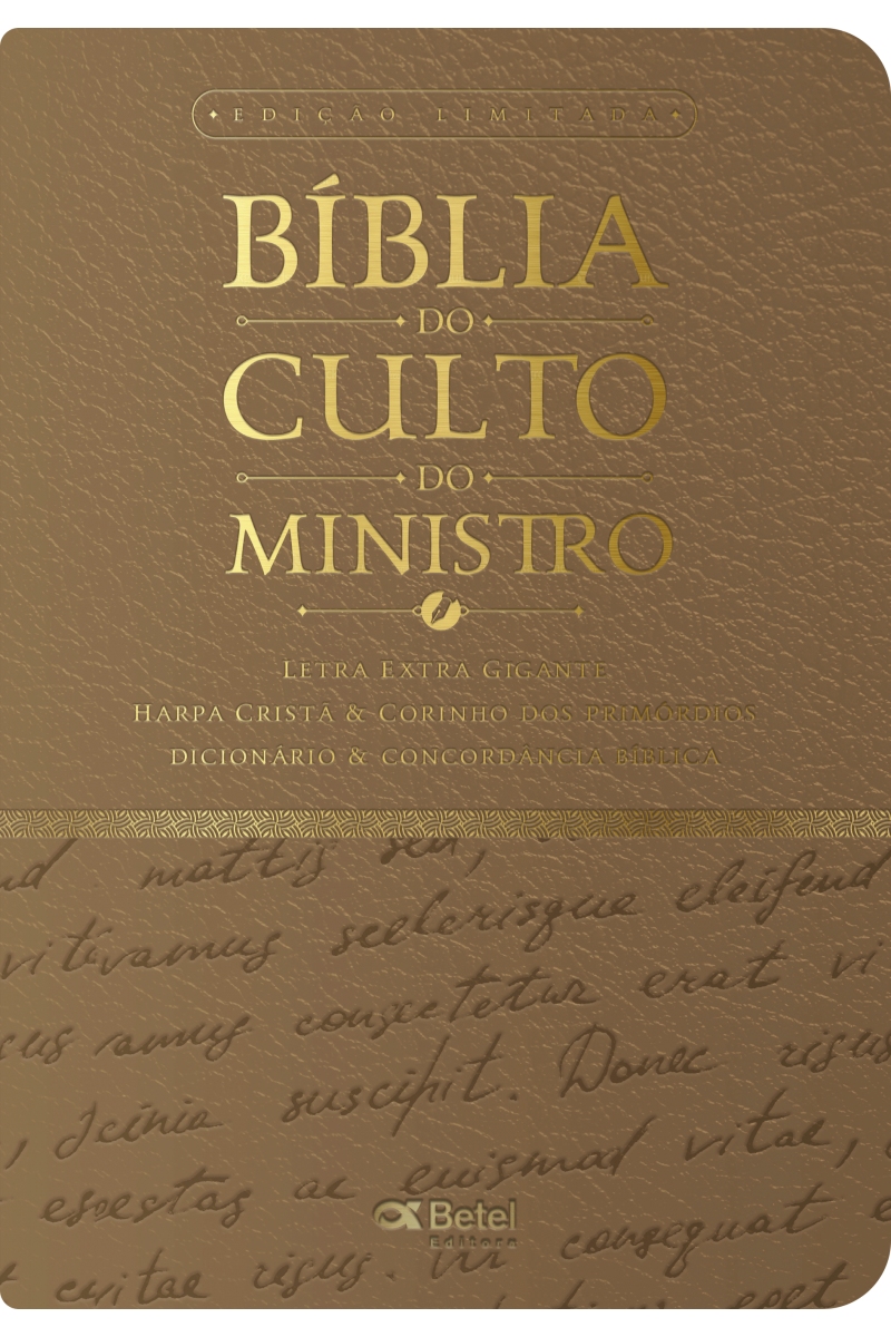 Bíblia do Culto do Ministro Mostarda - Edição Limitada