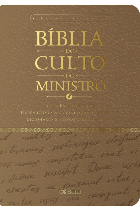 Bíblia do Culto do Ministro Mostarda - Edição Limitada