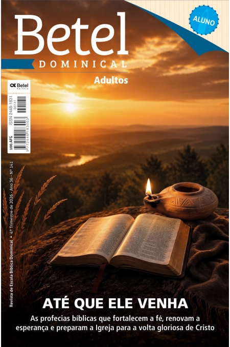 REVISTA BETEL DOMINICAL ADULTO ALUNO FORMATO GRANDE 4º TRI 26